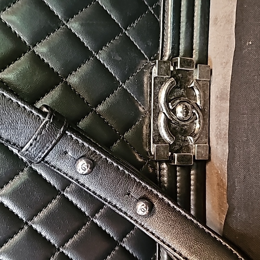 Authentic Chanel Medium Boy Flap - image 3
